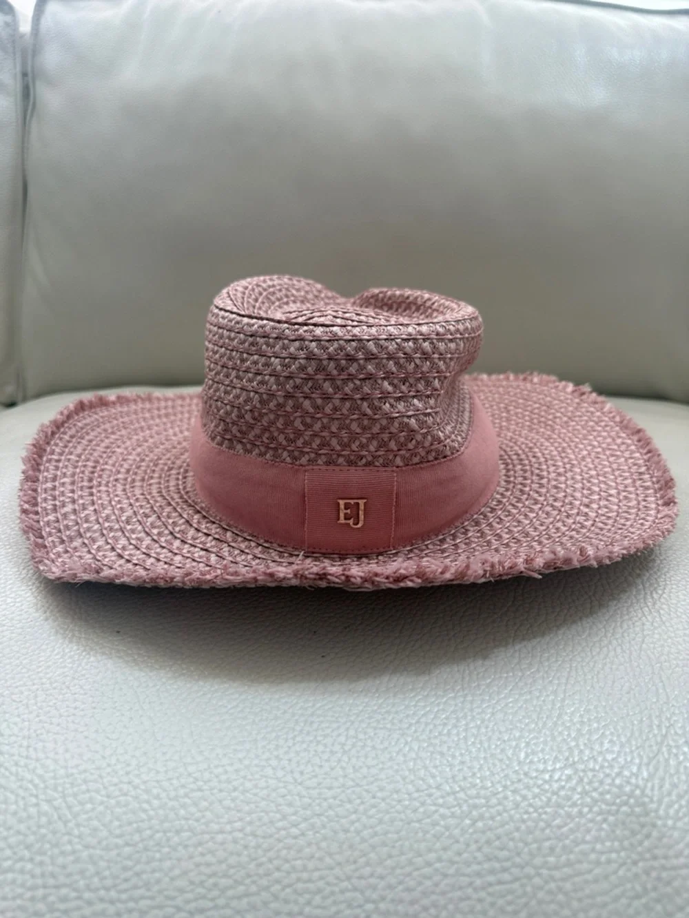 NEW Eric Javits Look Again Packable Blush Fedora - Picture 7 of 10